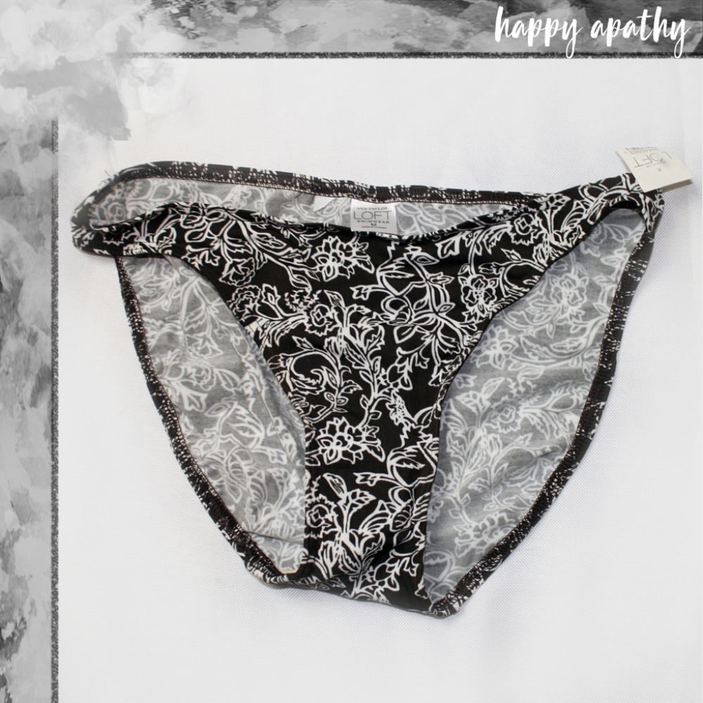 Loft Swimwear - Brown Flower Bottoms